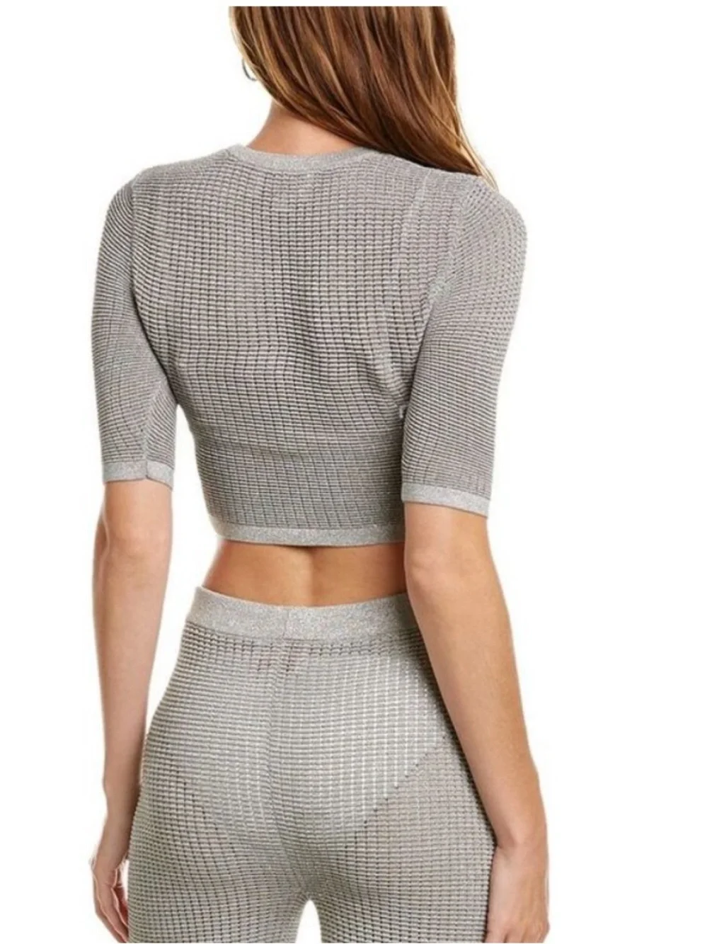 Solid & Striped The Cara Top silver shimmer NWT